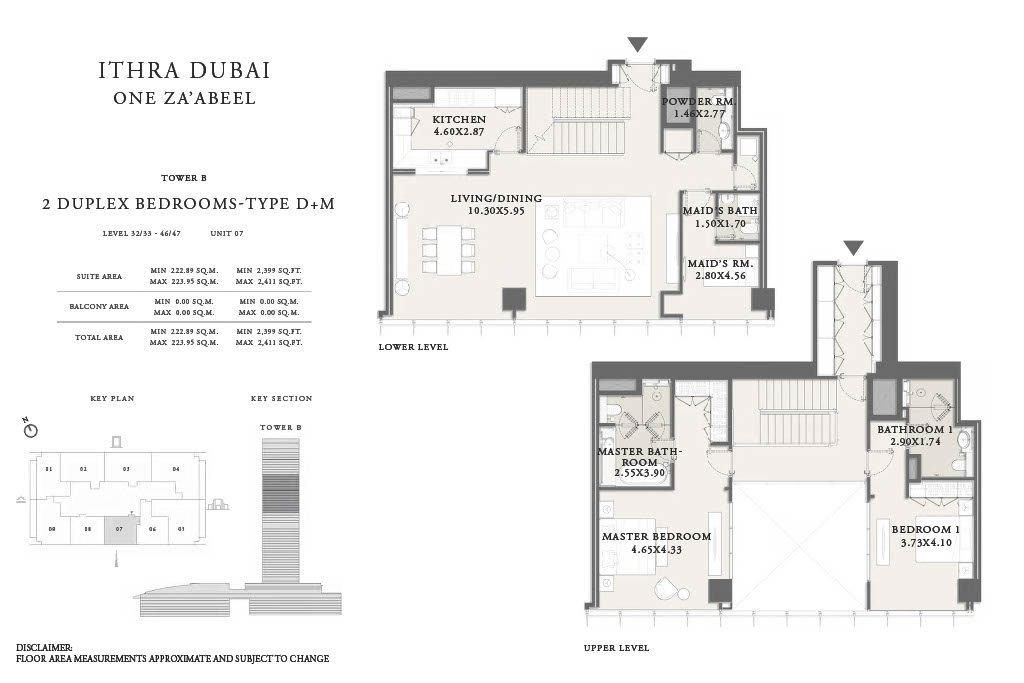 2BR Duplex One Za'abeel Residences_Floor Plans1024_41 (2)