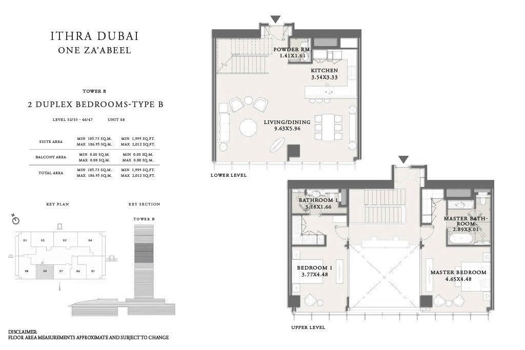 2BR Duplex One Za'abeel Residences_Floor Plans1024_41 (3)