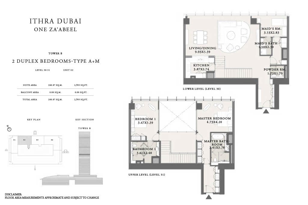 2br Duplex One Za'abeel Residences_Floor Plans1024_28 (1)