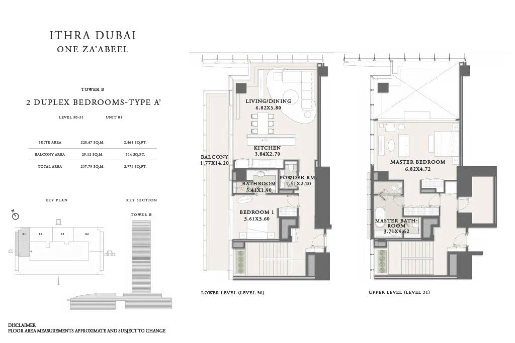 2br Duplex One Za'abeel Residences_Floor Plans1024_28 (3)
