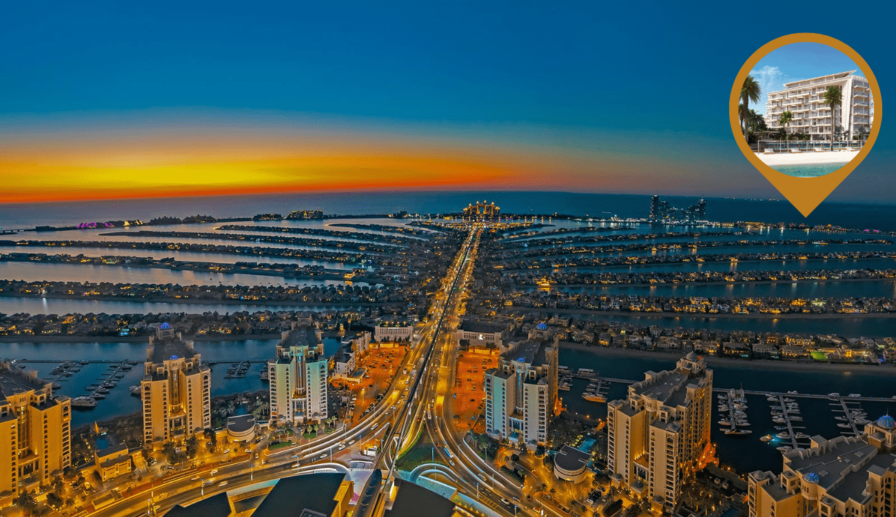 Ellington Beach House The palm Jumeirah Masterplan