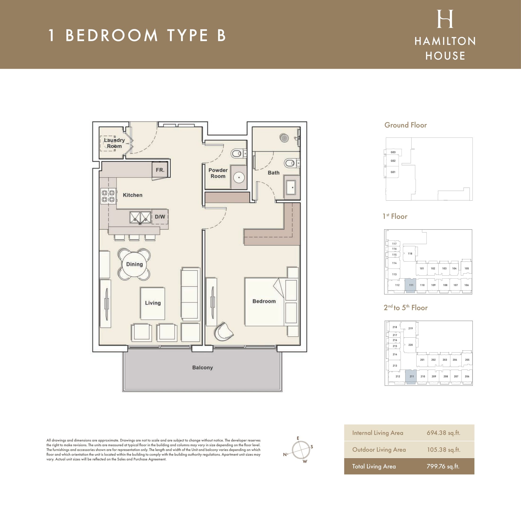Hamilton House Floor Plan - EN-11