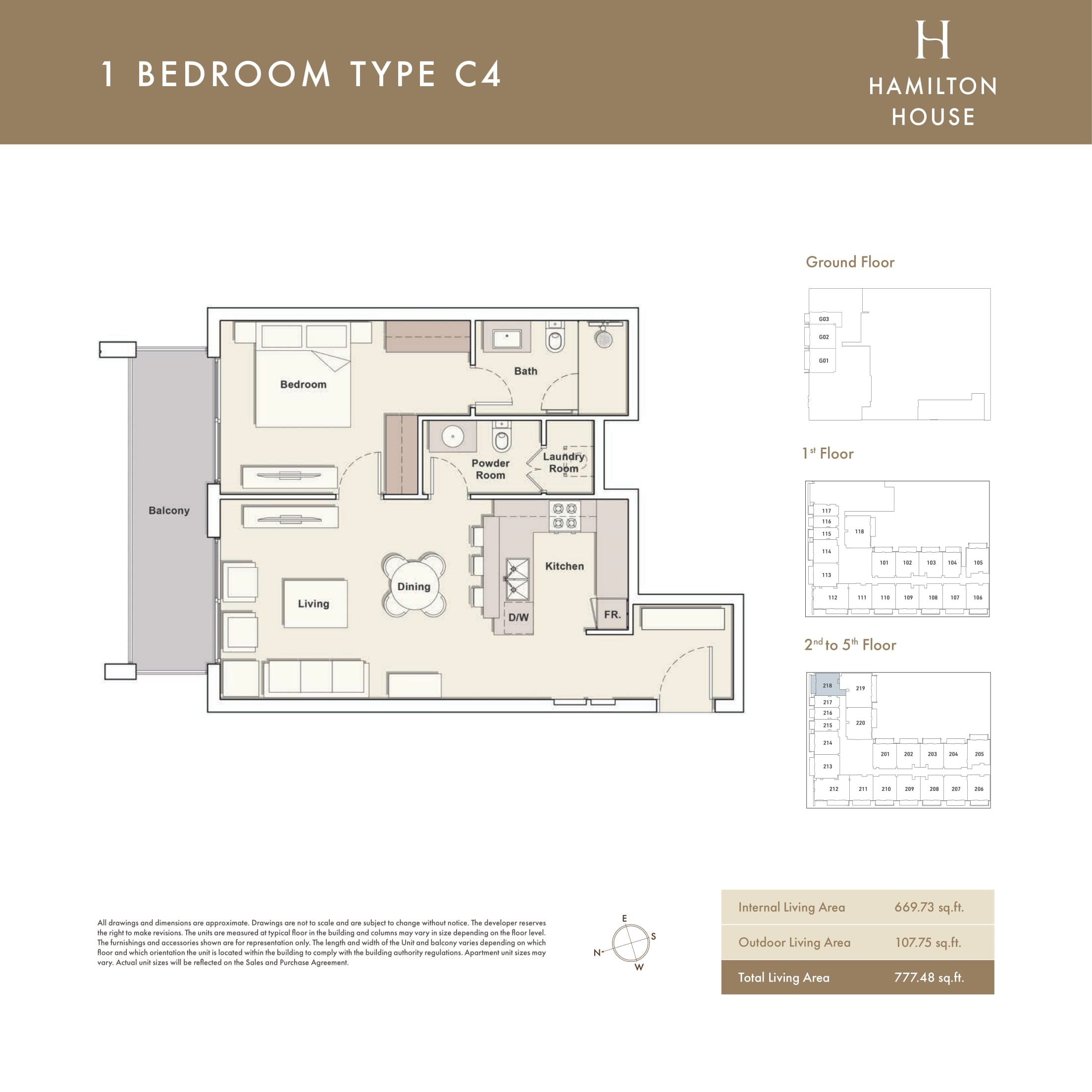 Hamilton House Floor Plan - EN-15